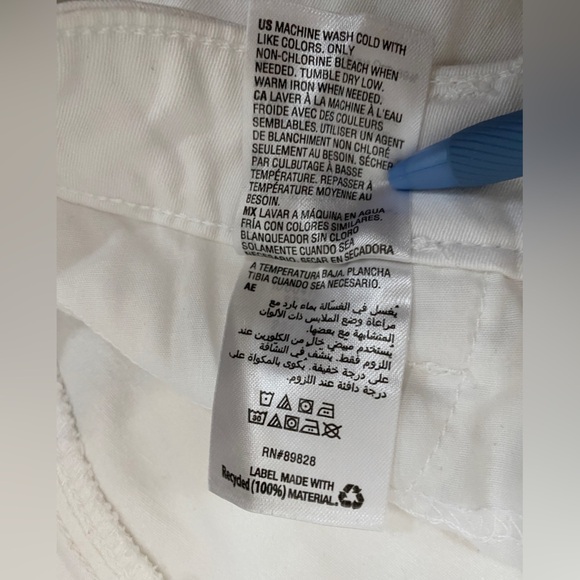 Charter Club Lexington Straight Cropped/Ankle White 12P - Picture 7 of 8